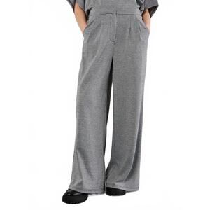 NEW APRICOT wide leg houndstooth tailored trousers in black & white